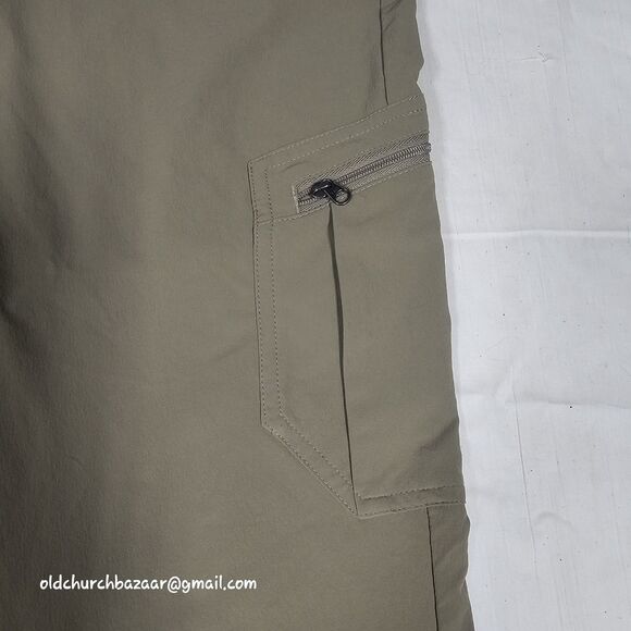 Patagonia Womens Zipper Cargo Pockets Brown tan  Pinyon Pines Pants Sz 6 NW-OT - Picture 2 of 16